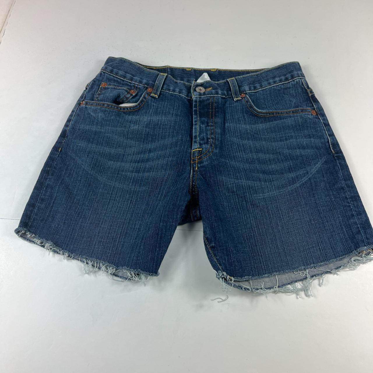 Lucky Brand Jean Shorts Men 33* Straight Blue Cut | Depop
