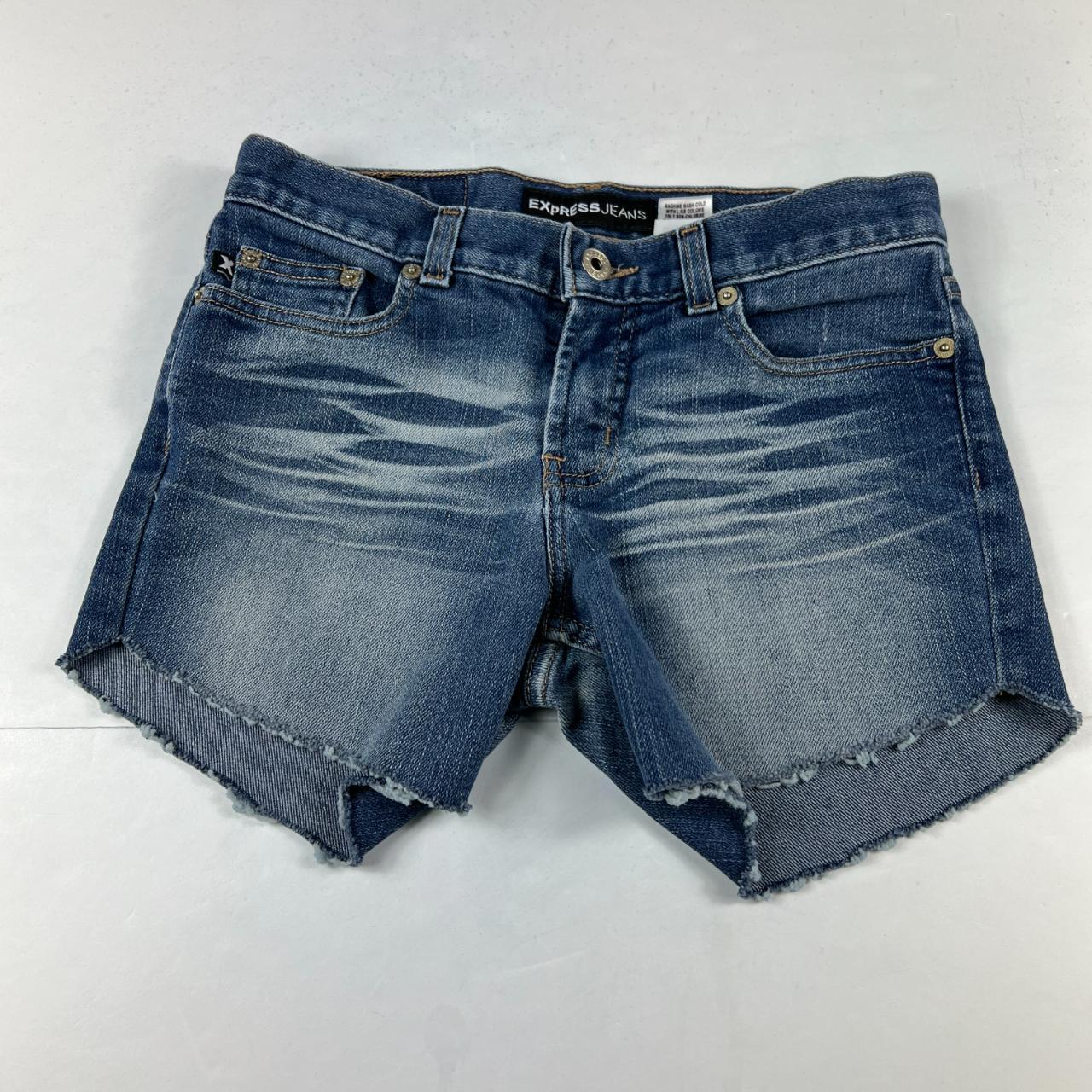 Express jean 2025 shorts womens