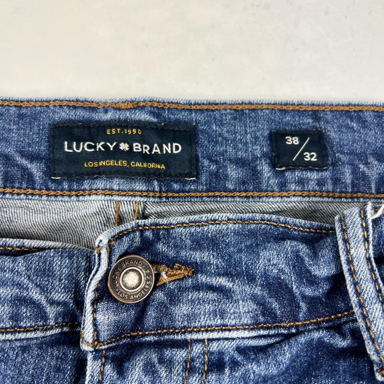 Lucky Brand Jean Shorts Men's 38* 363 Straight Blue