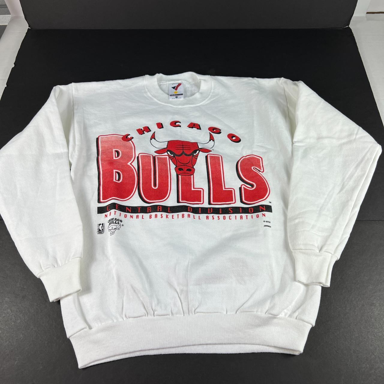 Vintage 90s Artex Chicago Bulls Sweatshirt Adult Depop