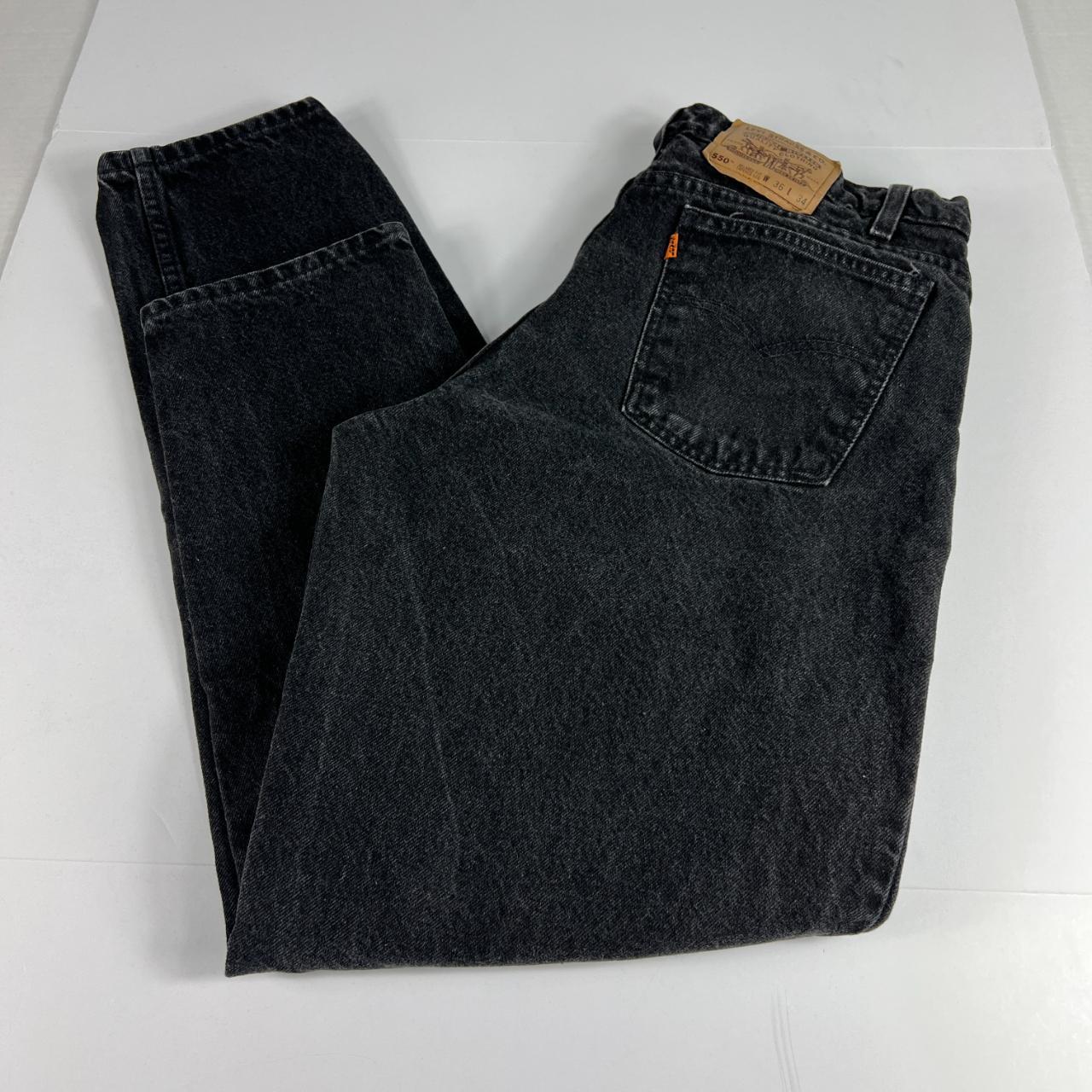 Levi’s, Jeans, Made in the USA, retailer Cotton, Black Jeans, Vintage Denim, 550