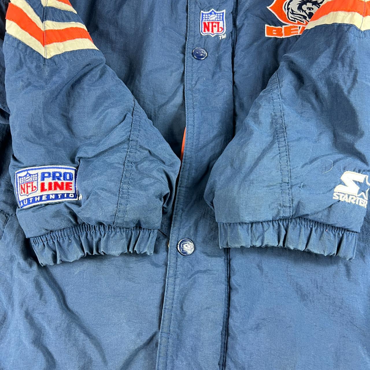 Vintage 90s Starter Pro Line Chicago Bears Bomber | Depop Vintage 90s Starter Pro Line Chicago Bears Bomber | Depop