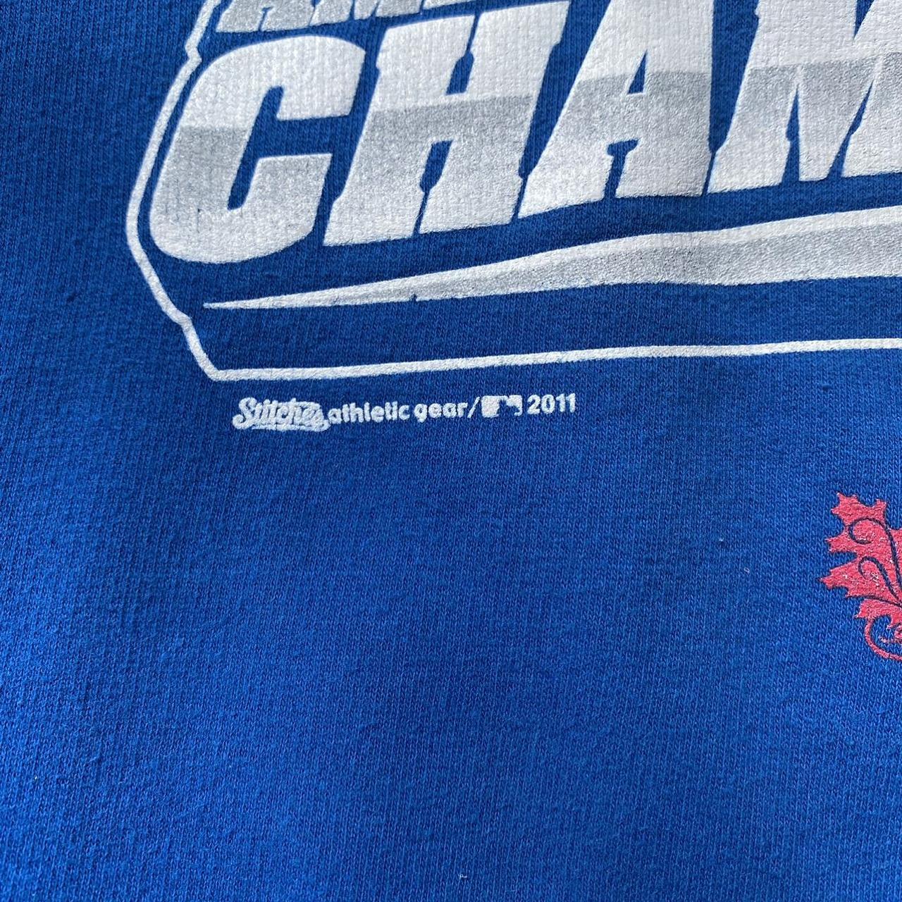 Blue 2011 Texas Rangers American League Champions - Depop