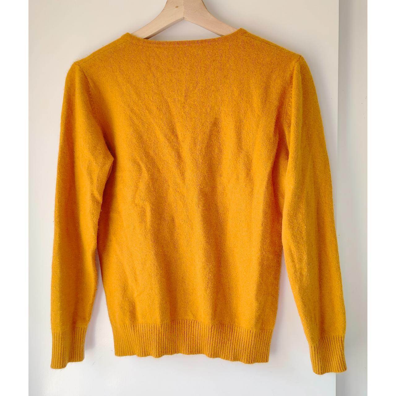 Burnt Orange Cashmere feel V-Neck Sweater Not real... - Depop