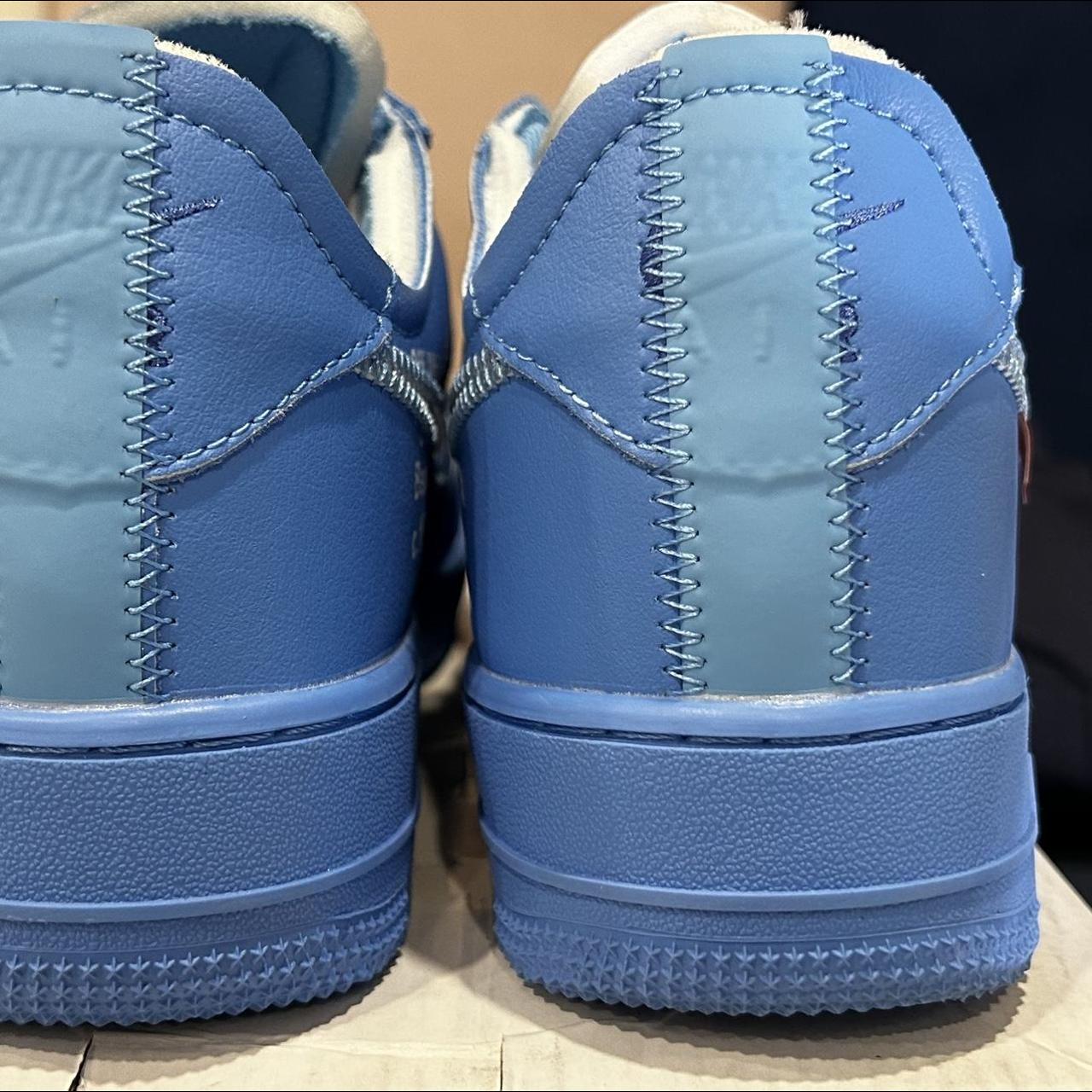 Nike Airforce 1 X Off White Blue Edition Nuove Mai Depop 1208