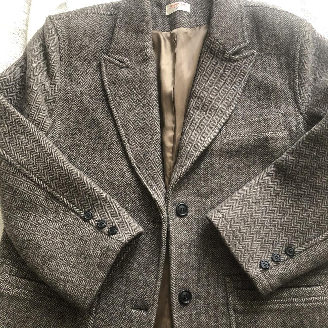 Dark Academia Vintage Wool Blazer 📚 Thick and soft... - Depop