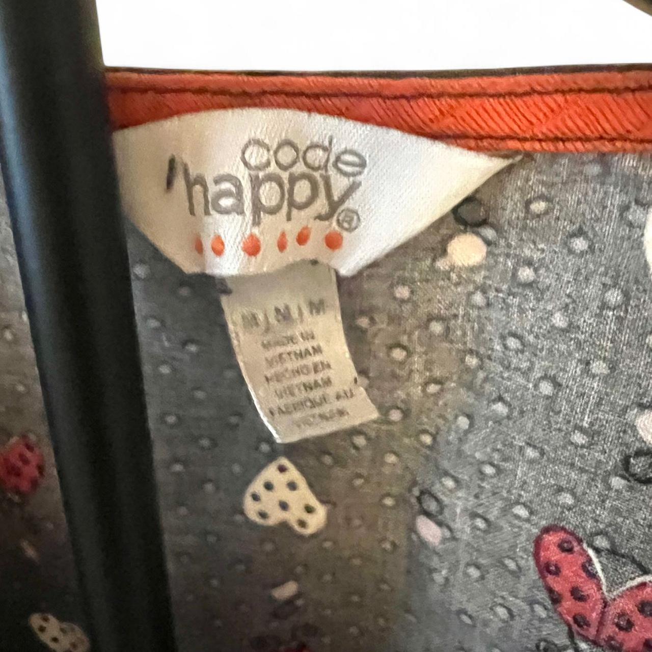 Women's Top - Grey/Multi - S – Grey and red Code … - image 3