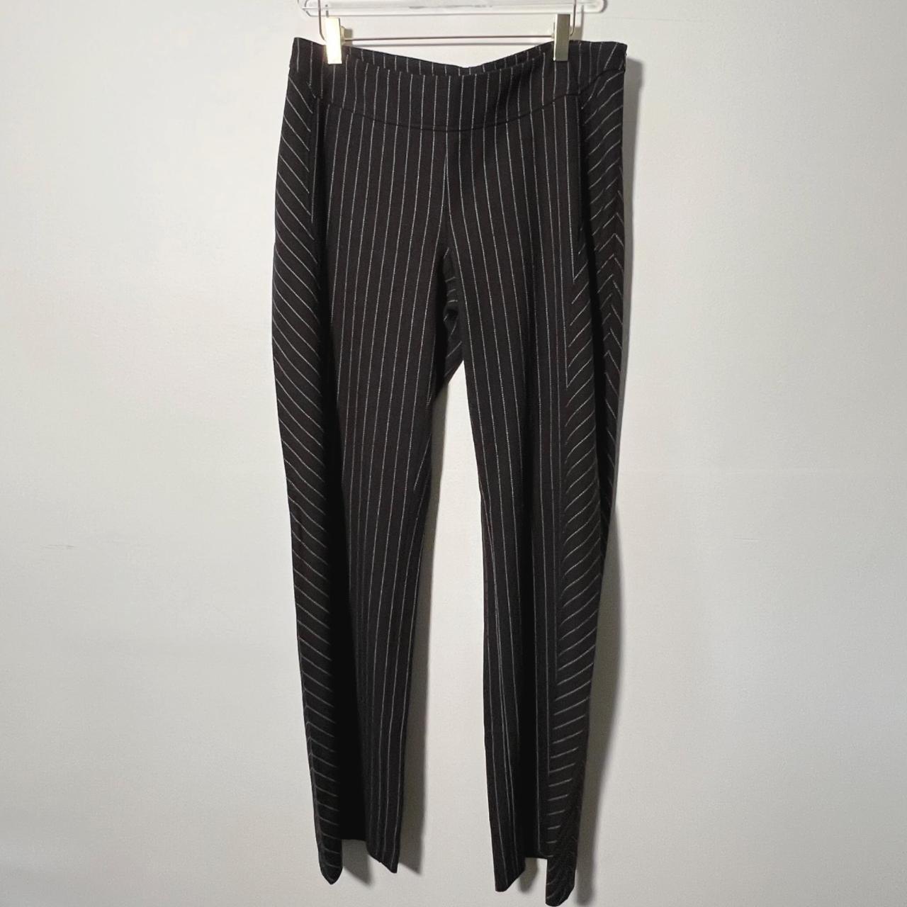 Les Copains Women's Brown and Blue Trousers | Depop