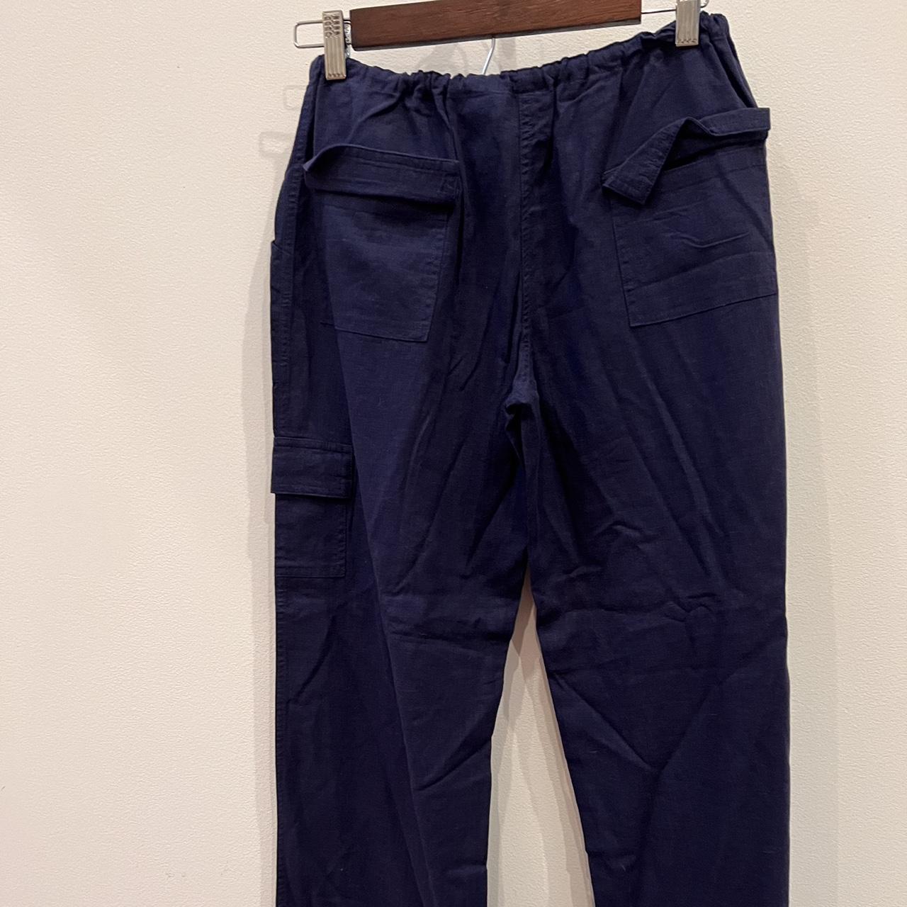 vintage no boundaries linen cargo pants 28 waist 8 - Depop