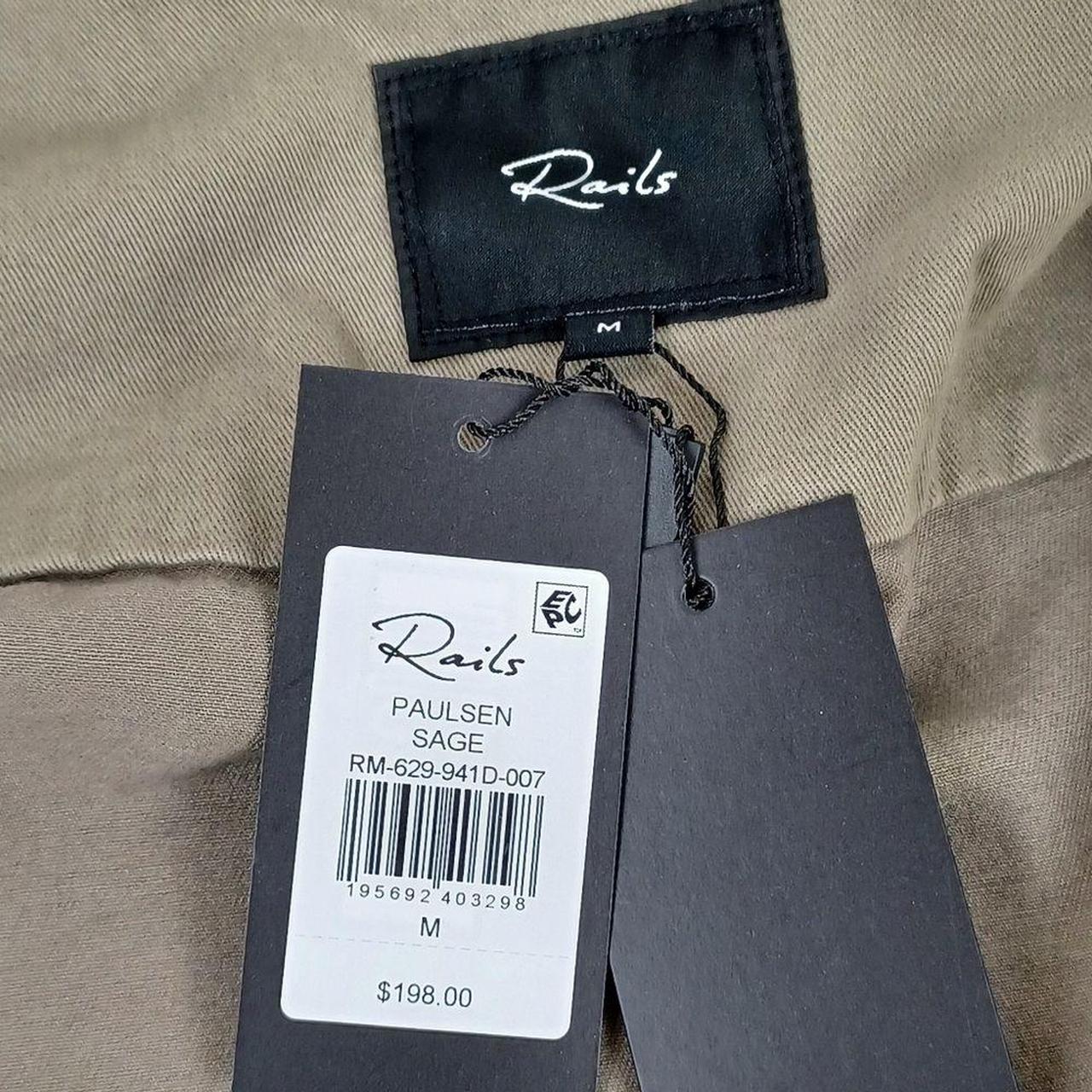 Rails Men's Jacket - Green - M – Rails Men Paulse… - image 5