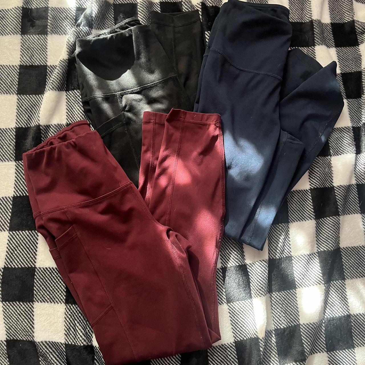 YogaLicious lux workout leggings set of 3 ❄️all size - Depop