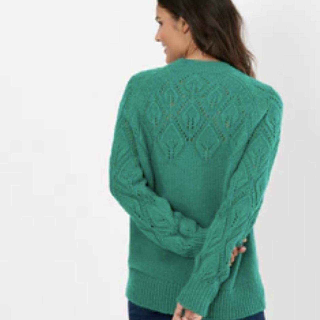 Joules green outlet jumper