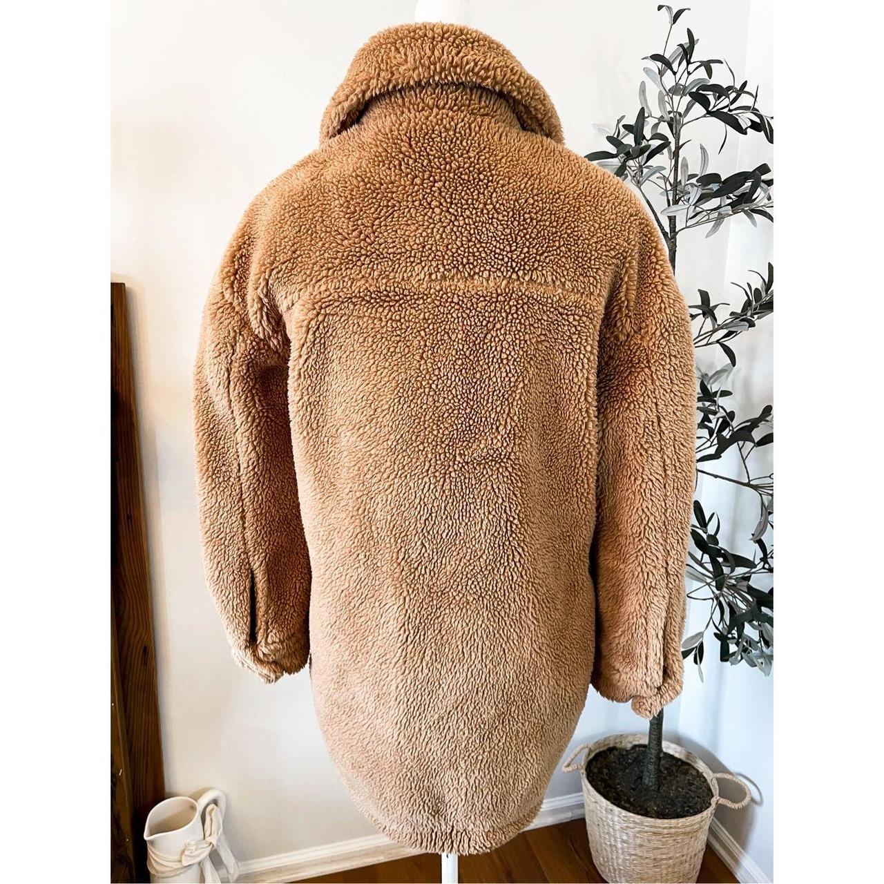 Lucky brand Faux fur Sherpa jacket Midi length - - Depop