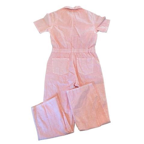 Wrangler Women's Coveralls Pink Casey Jones Jumpsuit - Depop