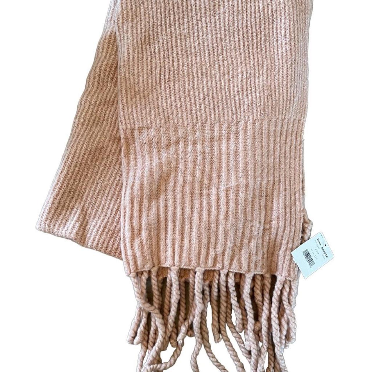 Fringed Scarf Jaden Rib Knit Blanket Scarf Free People Jaden