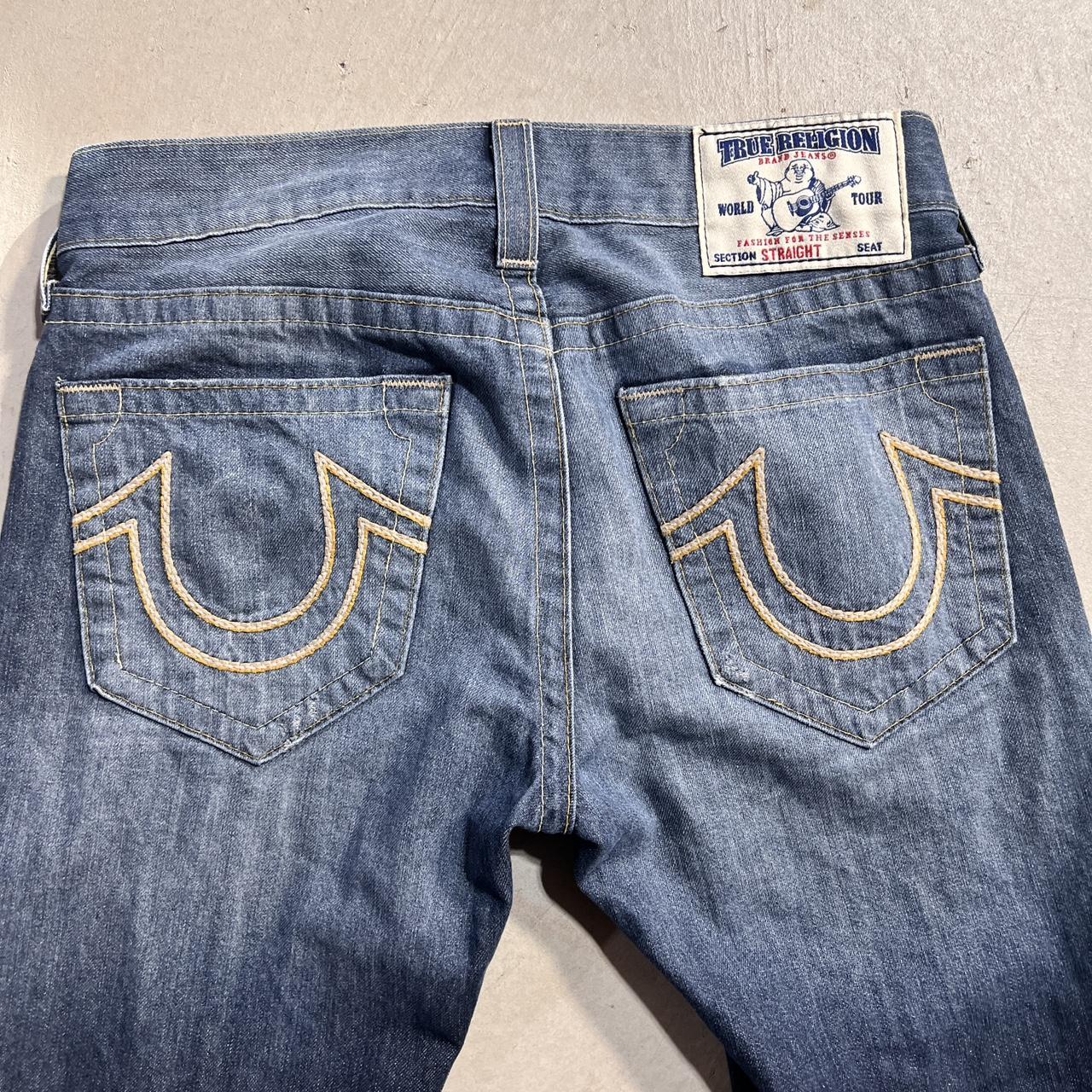 Vintage TrueReligion Jeans Straight Fit SIZE 32 - Depop