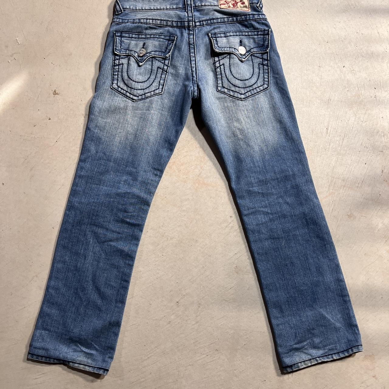 Vintage True Religion Straight Leg Jeans SIZE 32 - Depop