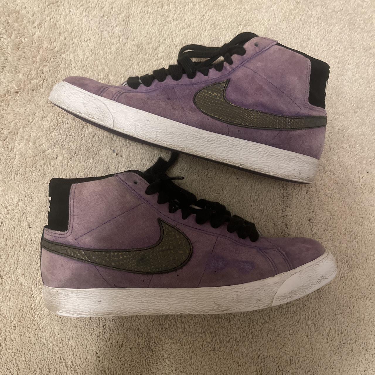 womens nike blazers purple