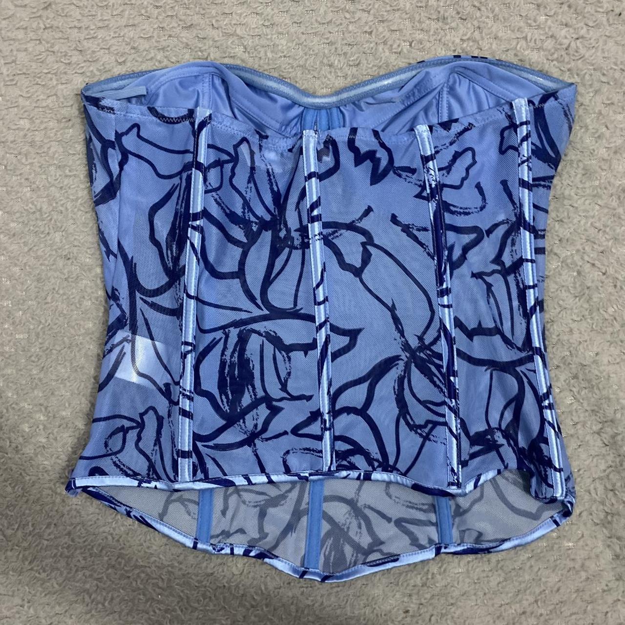 TIGERMIST ROSARIA CORSET- ILLUSTRATIVE FLORAL… - Depop