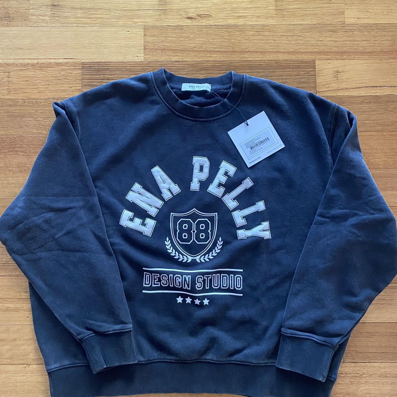 Ena Pelly Varsity Crest Women’s Sweater Size 8 RRP... - Depop