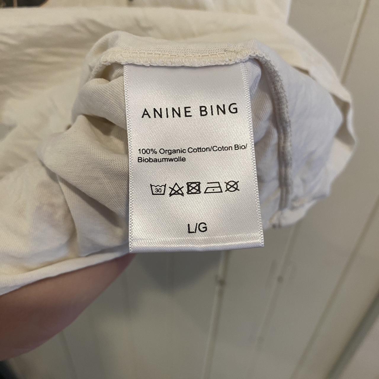 anine bing tshirt dress