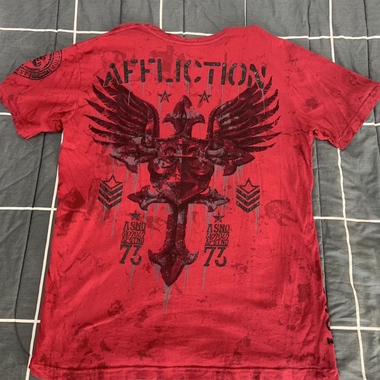 INSANELY RARE VINTAGE AFFLICTION CROSS T-SHIRT‼️... - Depop