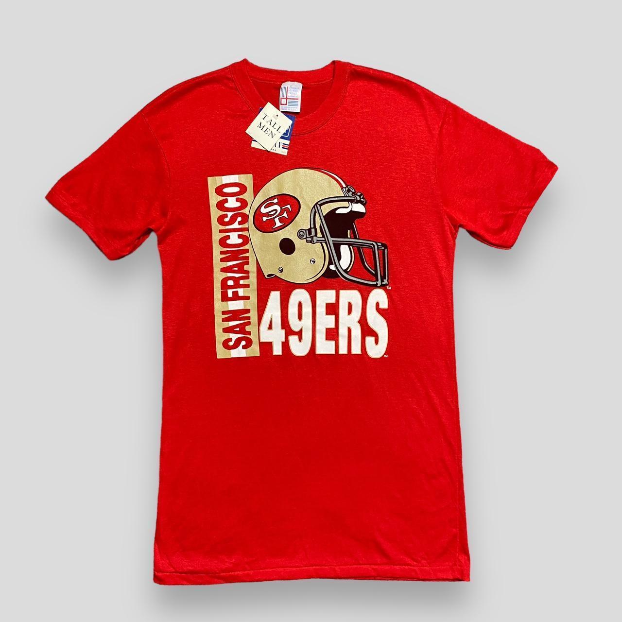 Vintage San Francisco 49ers Nfl Football T Shirt Tall Men by