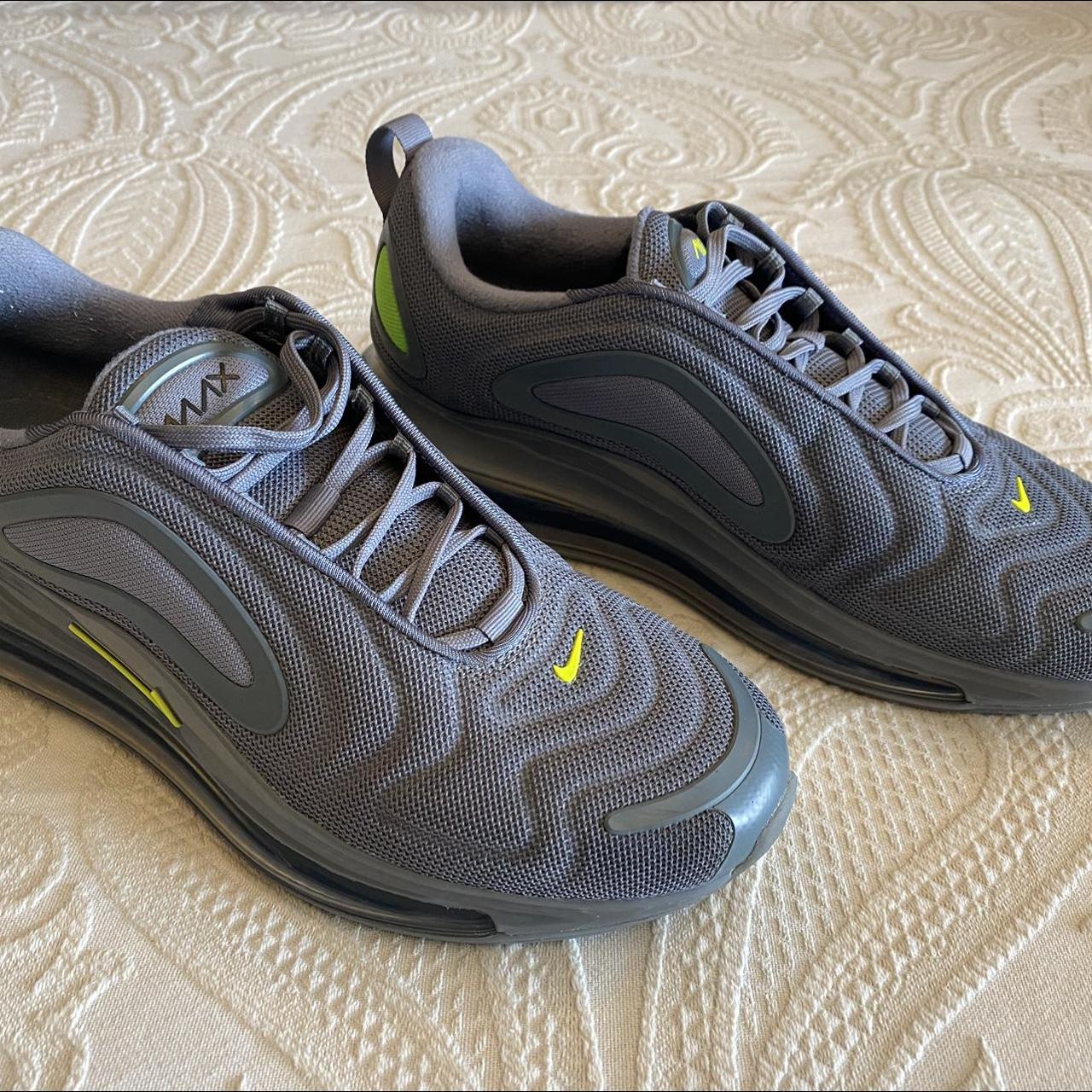 Nike 720s UK 9 Grey Green Really good condition. Depop