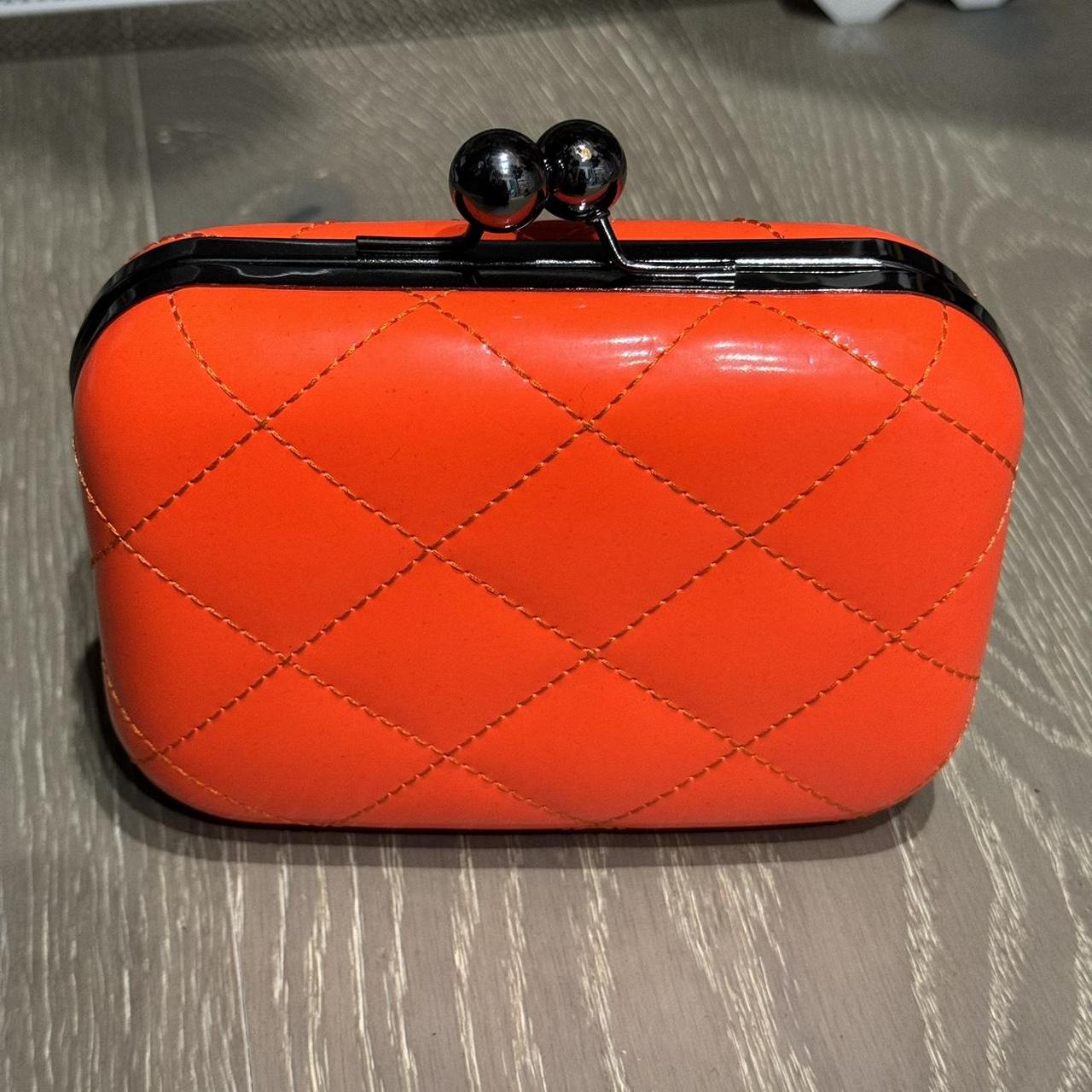 Girls Neon Orange Square Bag for Daily | SHEIN