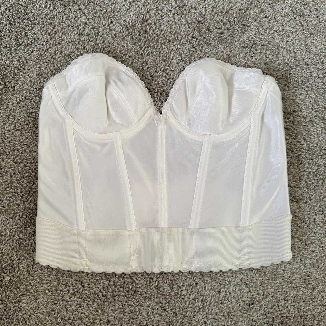 JCPenney Women's White Corset | Depop