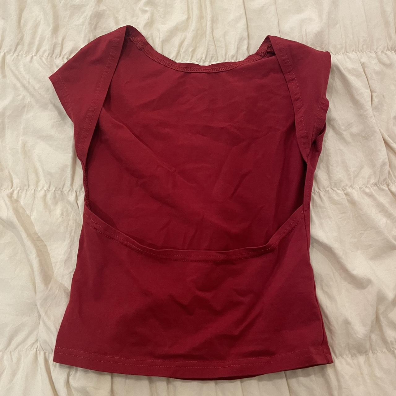 Backless red top! - Depop