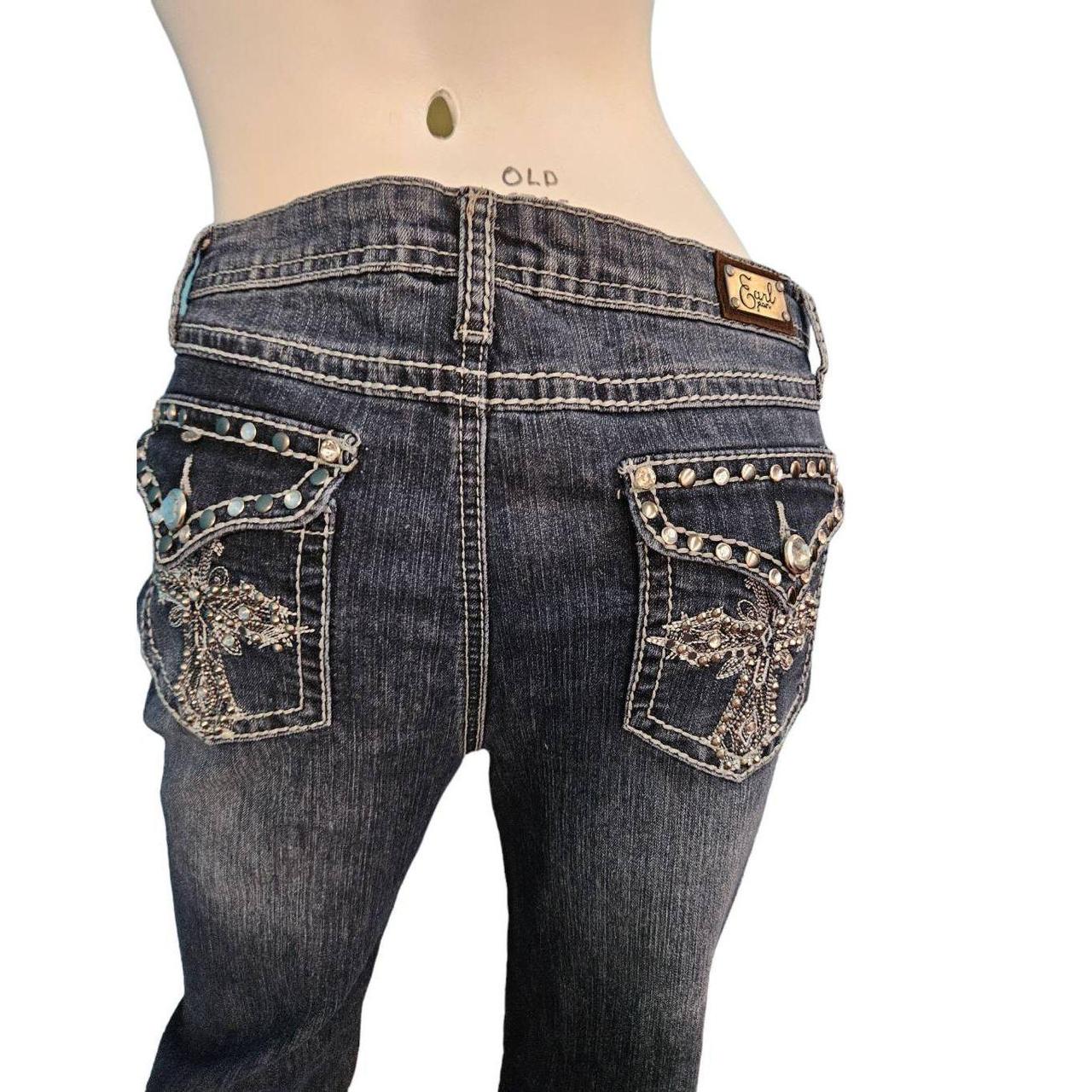Embellished Bootcut Jeans Earl Jeans Size - Depop