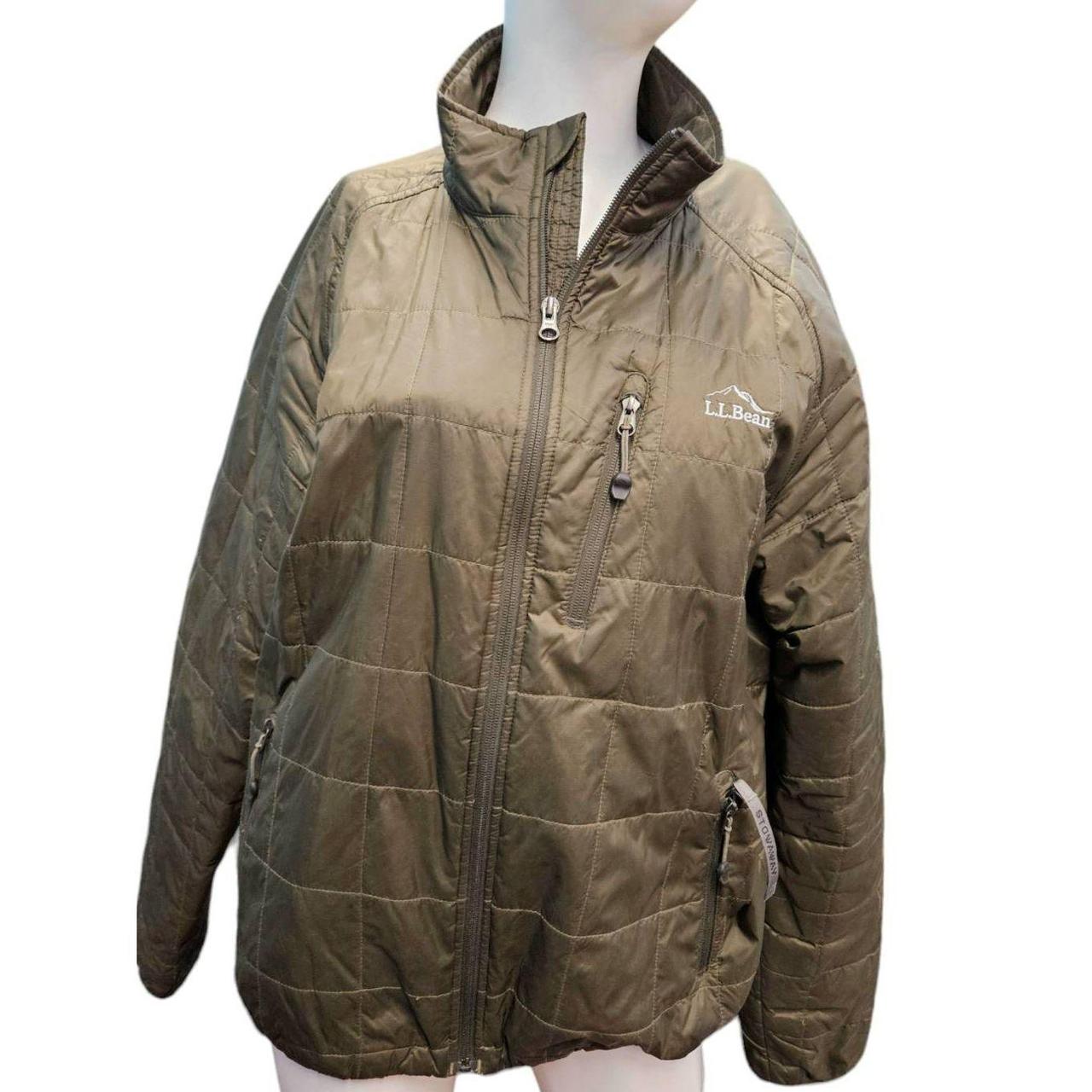 Ll bean shop green jacket