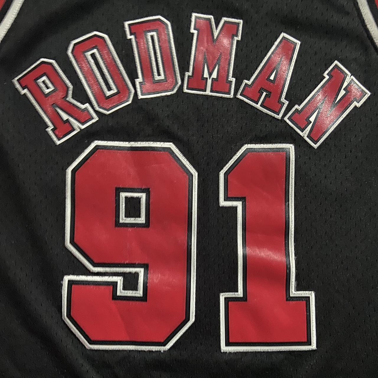 Chicago bulls Dennis Rodman basket ball jersey - Depop