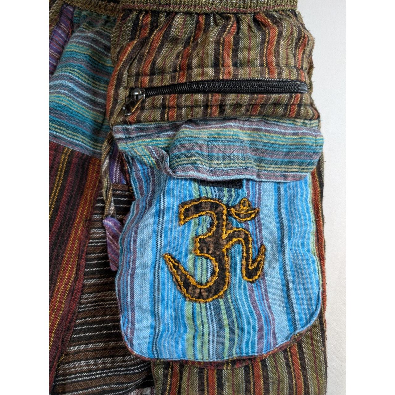 Women's Pants - Multi - M – Boho Patchwork Harem … - image 5