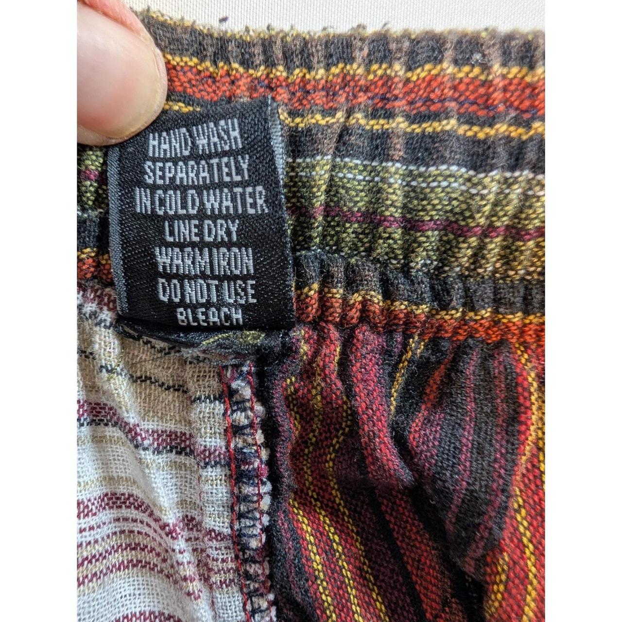 Women's Pants - Multi - M – Boho Patchwork Harem … - image 8