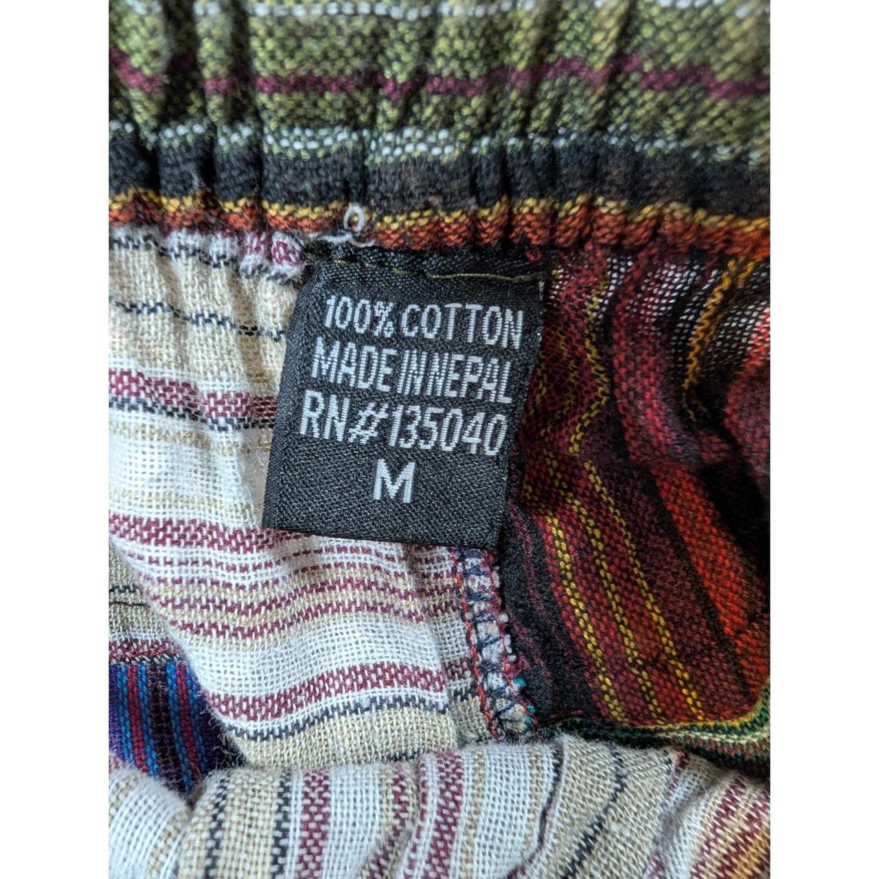 Women's Pants - Multi - M – Boho Patchwork Harem … - image 7