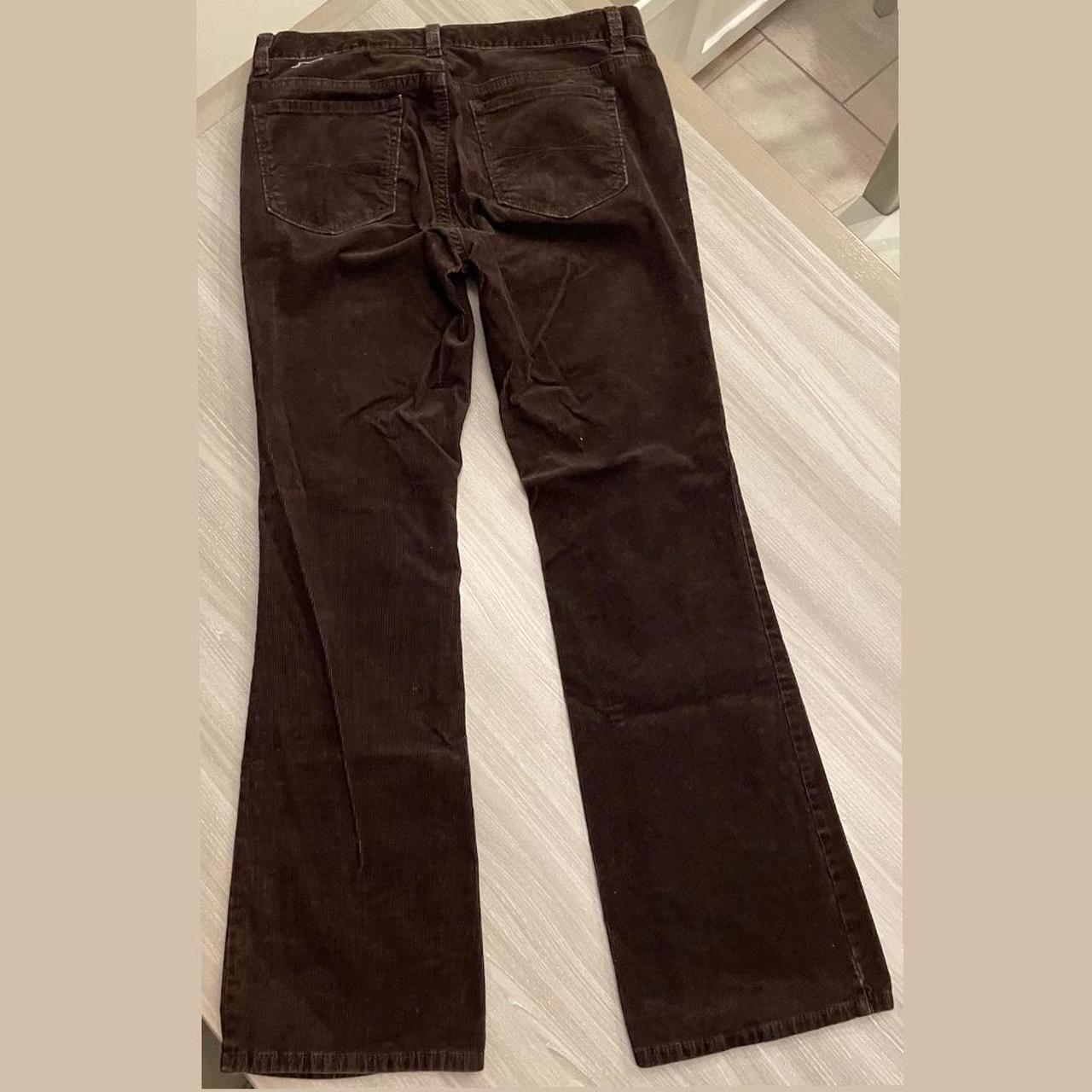 Brown Corduroy low rise flare pants #lowrise #fairy... - Depop