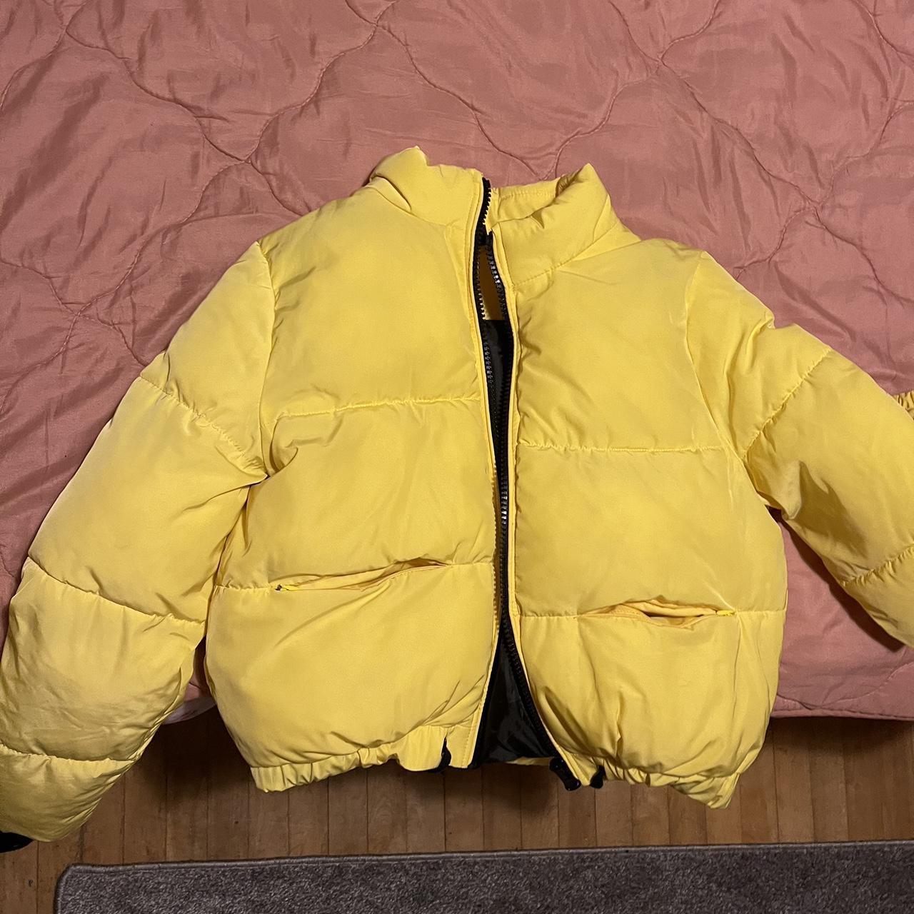 H&M Women's Yellow Jacket Depop
