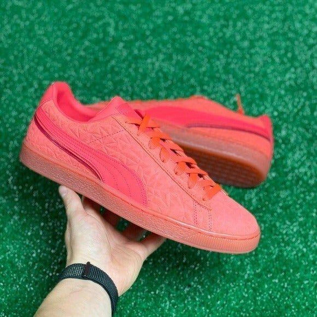 Puma mono clearance suede pink