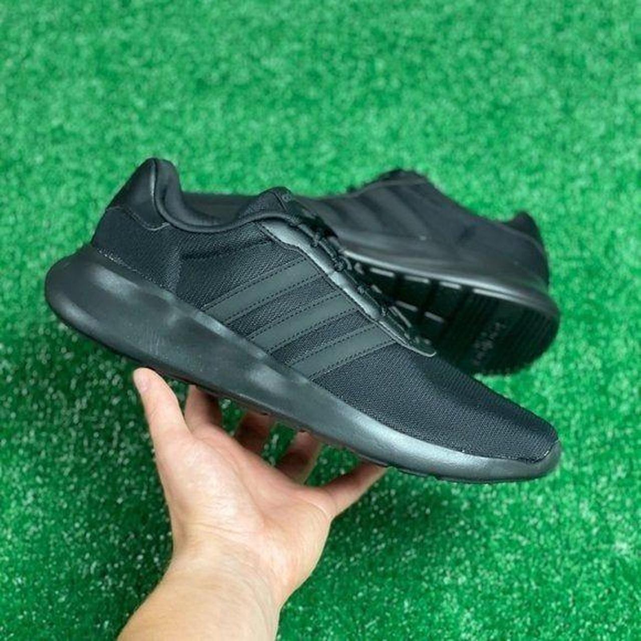 Adidas neo hotsell racer full black