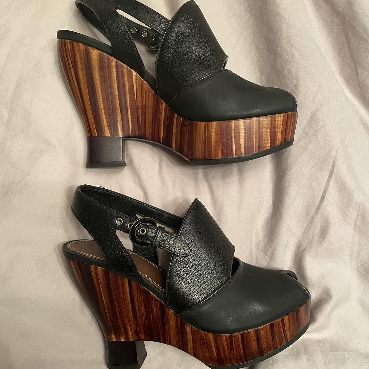 Proenza Schouler high heeled leather platform Depop