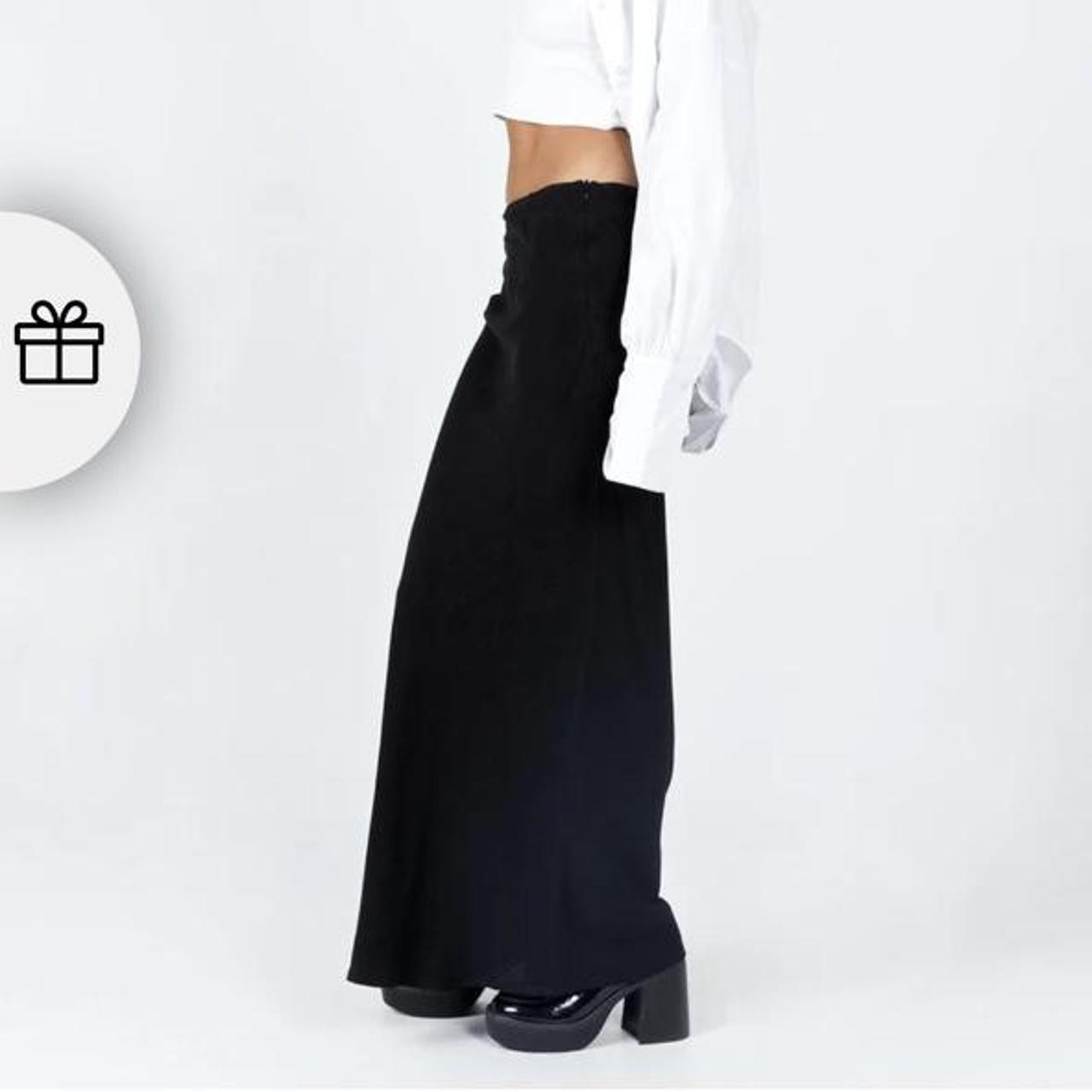 Jodie Black Maxi Skirt Princess Polly RRP 85 Black... Depop