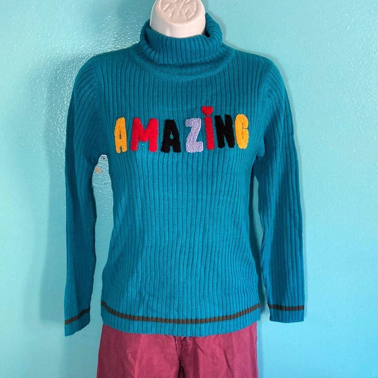 Women's Blue Jumper Depop