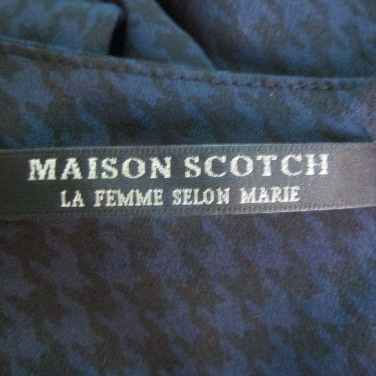 Maison Scotch Women's Blue and Black Dress (3)