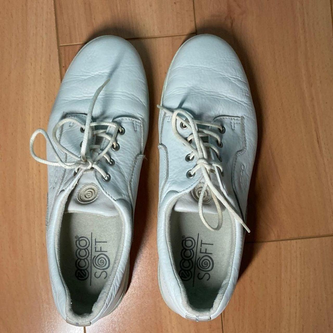 ecco white leather sneakers