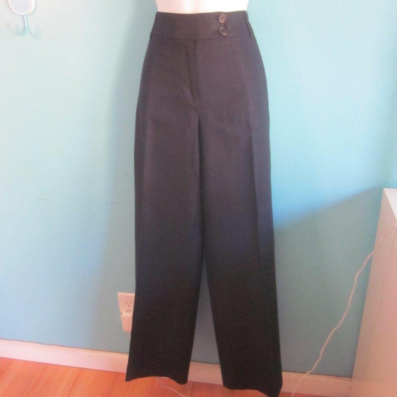 Liz Claiborne Audra Fit Work Linen Trousers 8 55%... - Depop