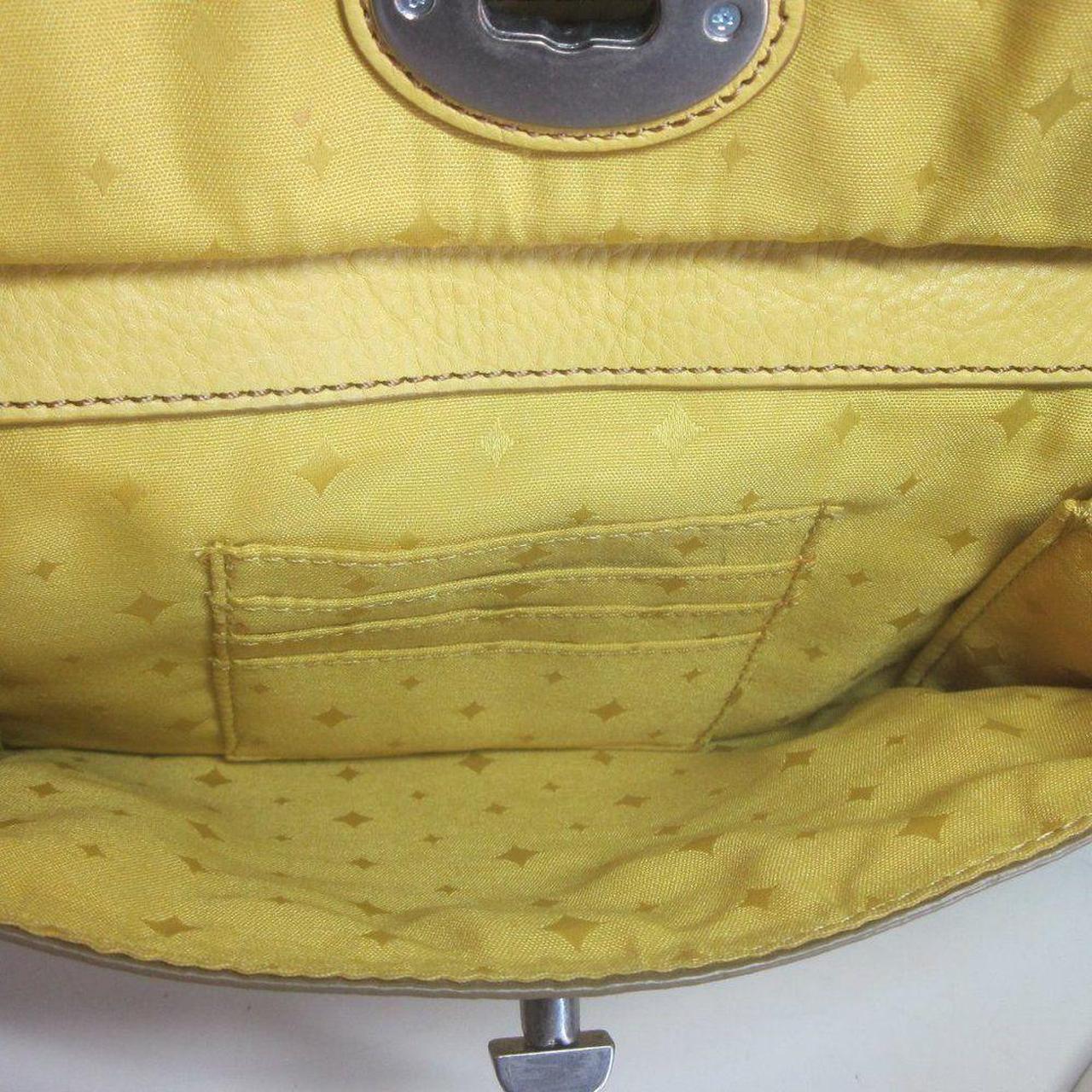 Yellow discount fossil purse