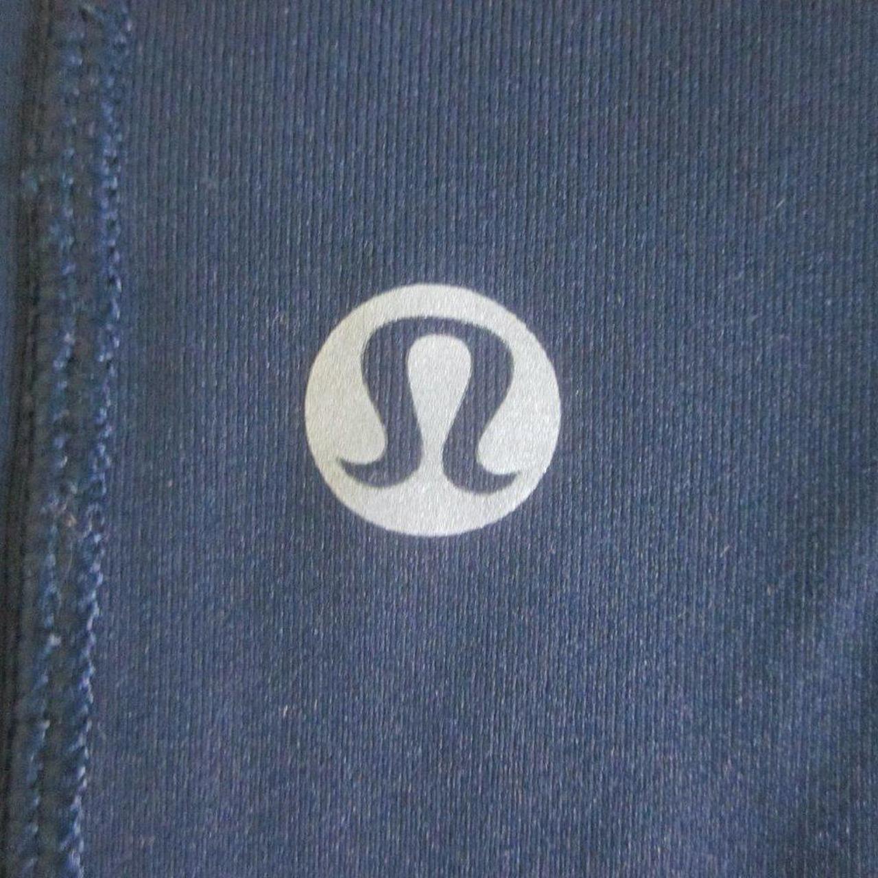 Lululemon Womens Dark Navy Tights Size 2 About 8 - Depop