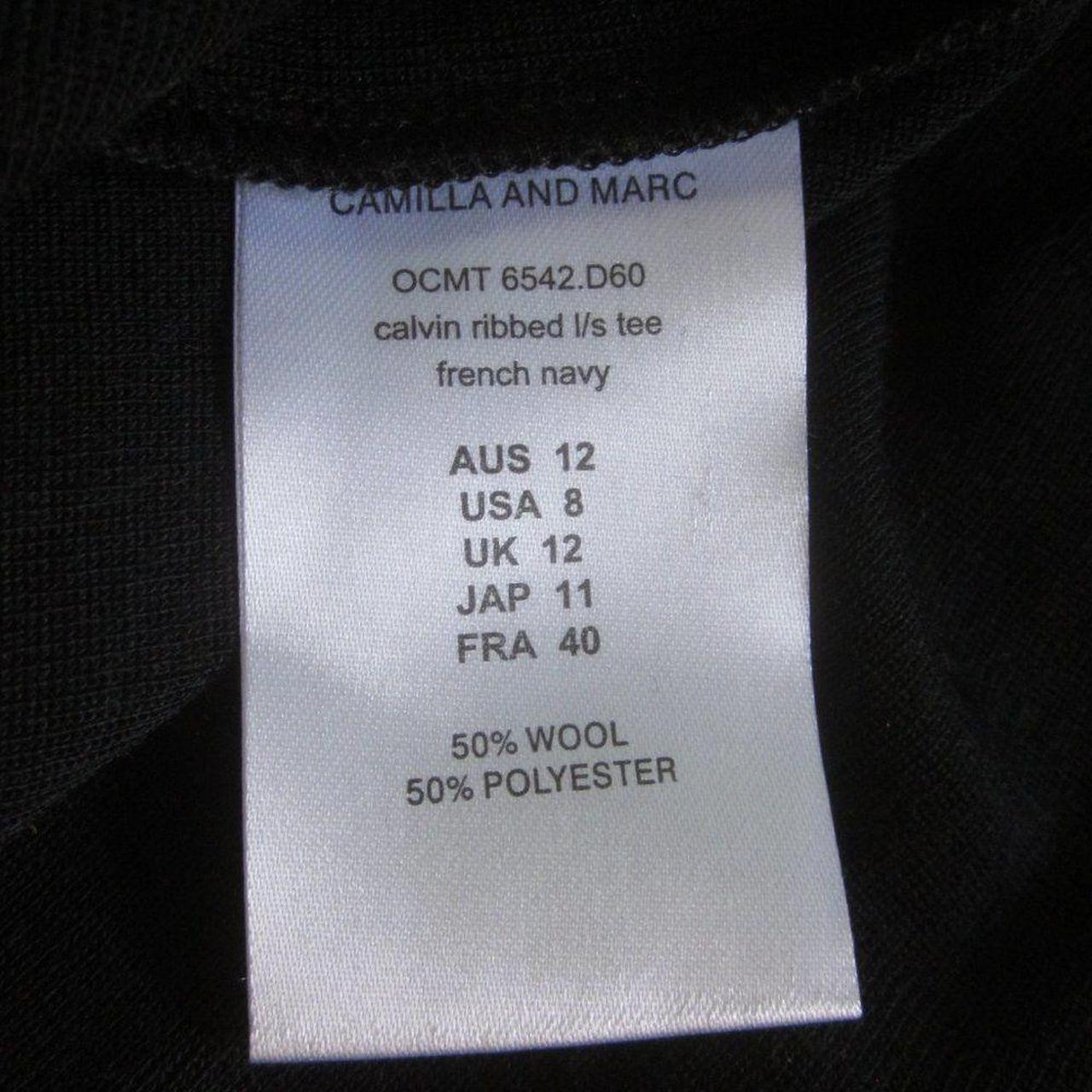Camilla and Marc Women's Black and Blue Shirt (7)